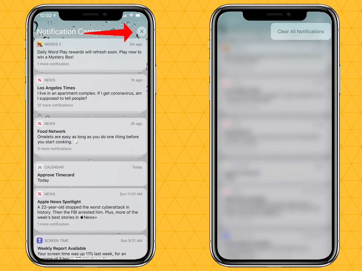how to mute notifications on your iphone clear all