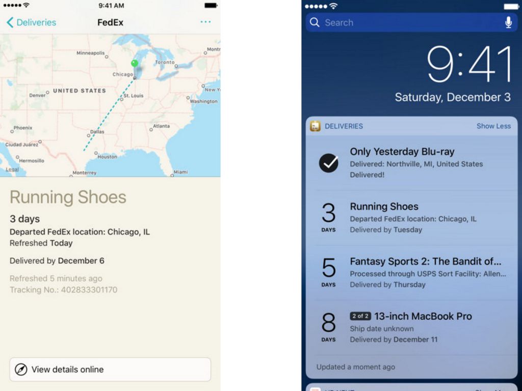 deliveries iphone apps ios