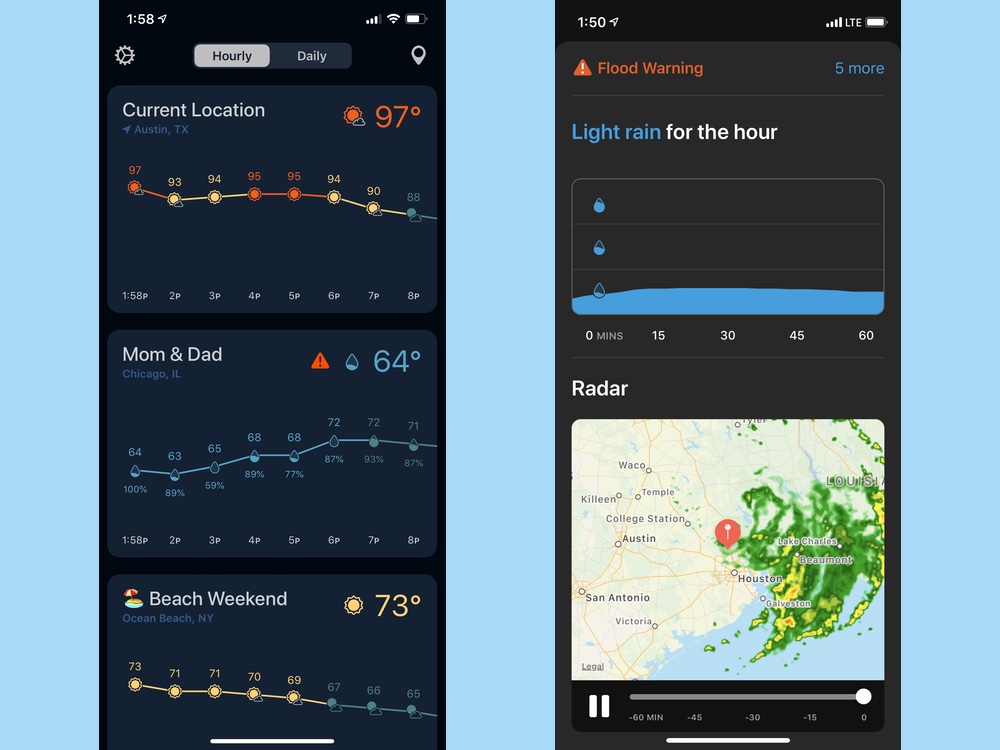 best weather apps: Weather Line