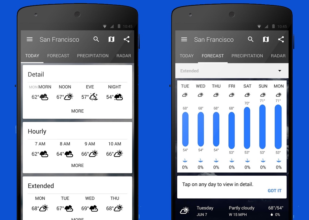 1weather best weather apps