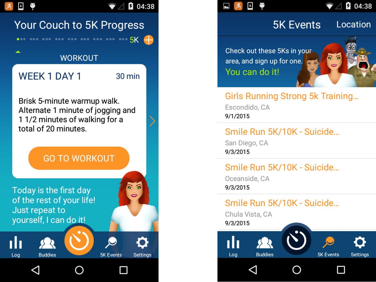 best running apps: couch-to-5k