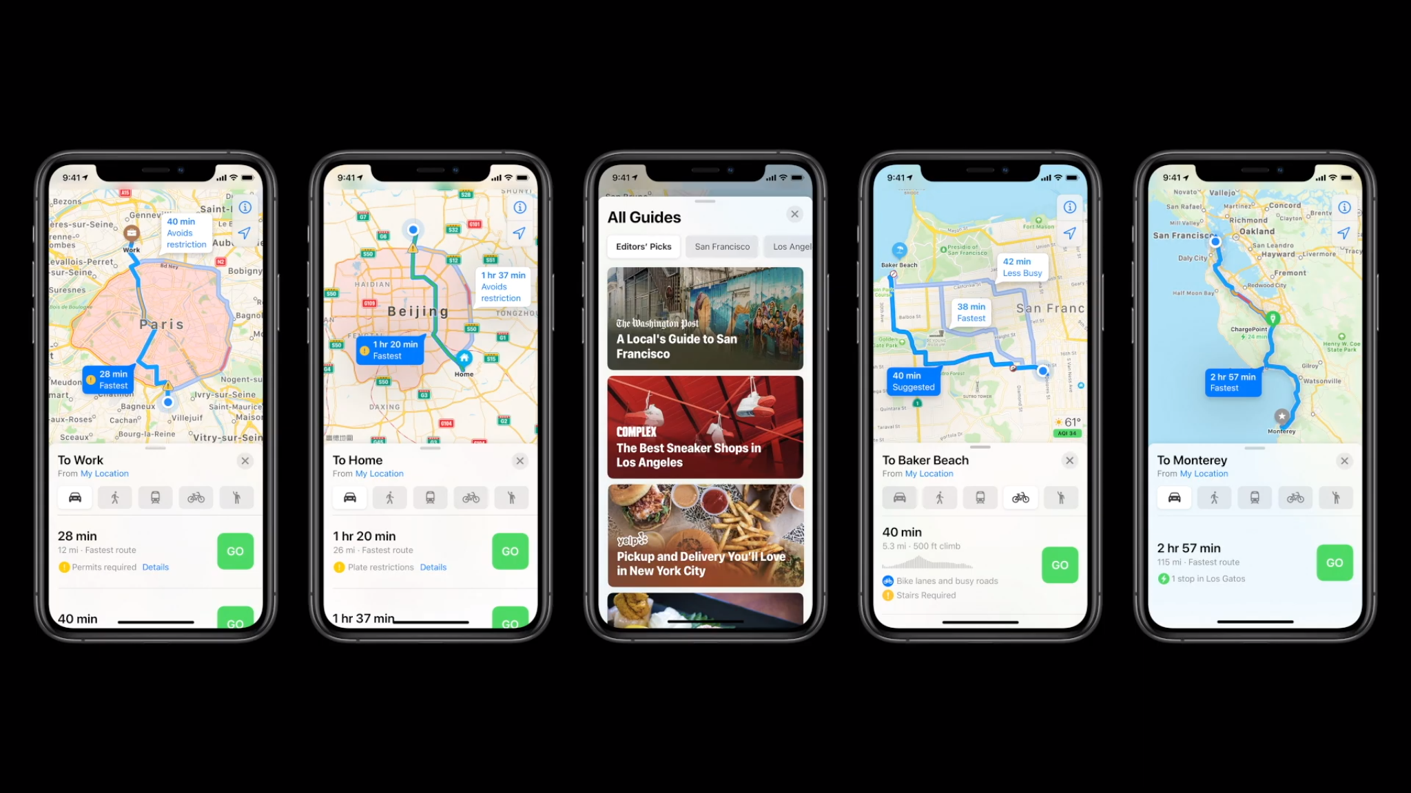 iOS 14 maps