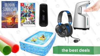 $50 Switch Titles, Fitbit Ones, Touchless Soap Dispensers, and More