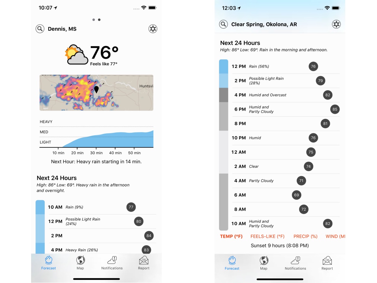 best weather apps Dark Sky