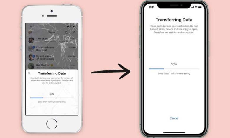 Securely Transfer Your Signal Account to a New iPhone or iPad
