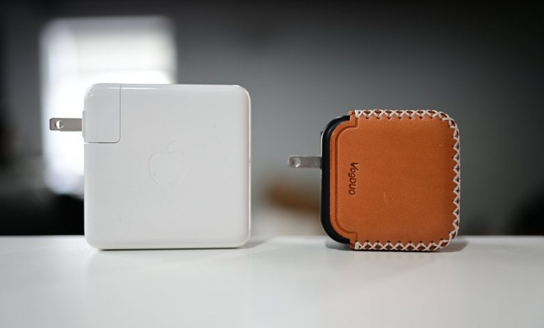 Apple's 96W USB-C charger versus the VogDUO