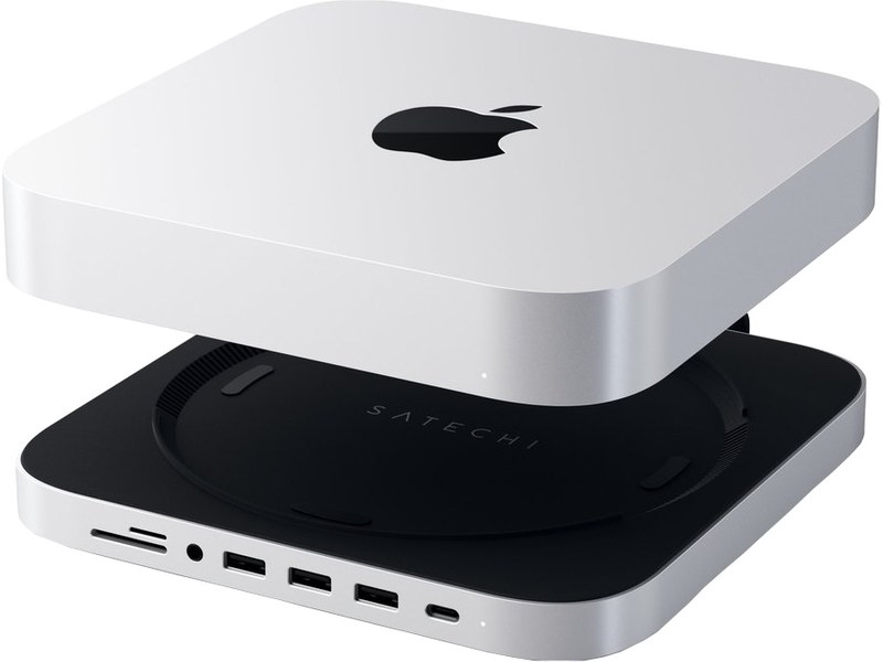 Docking station Mac mini 2018:2020 Satechi Stand&Hub Aluminum