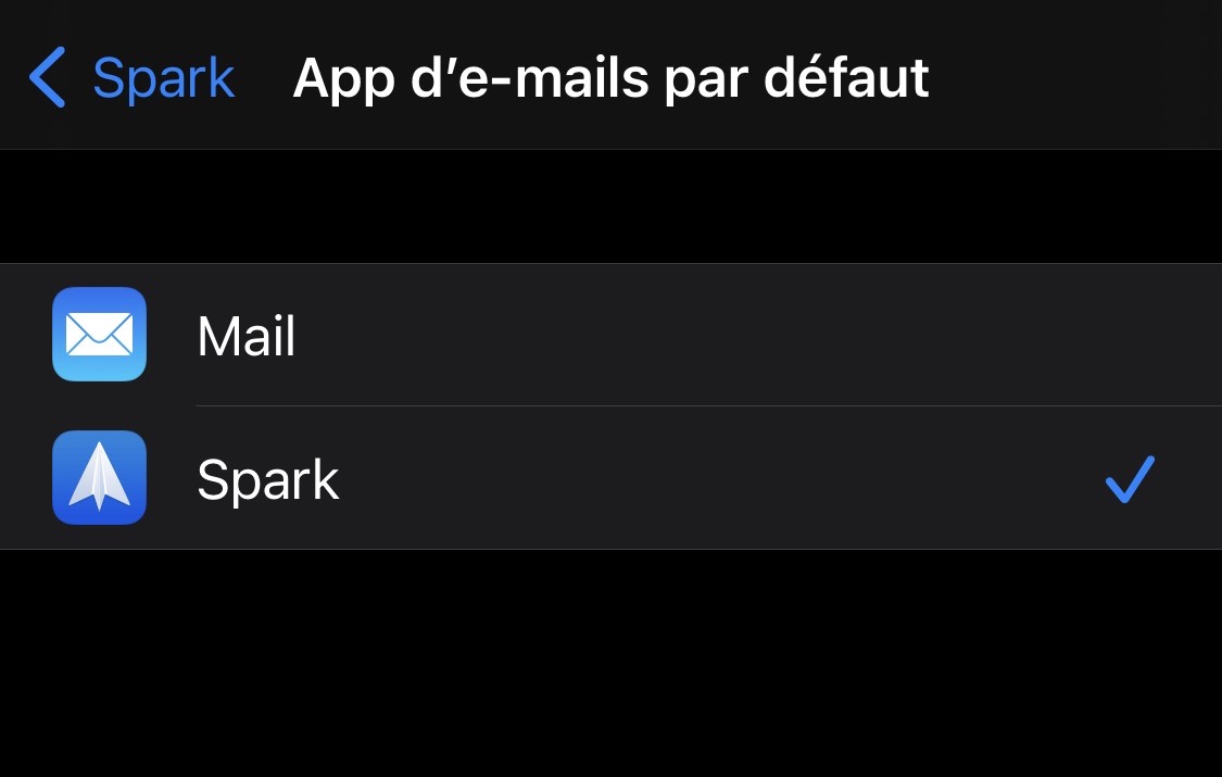 How to change default email client