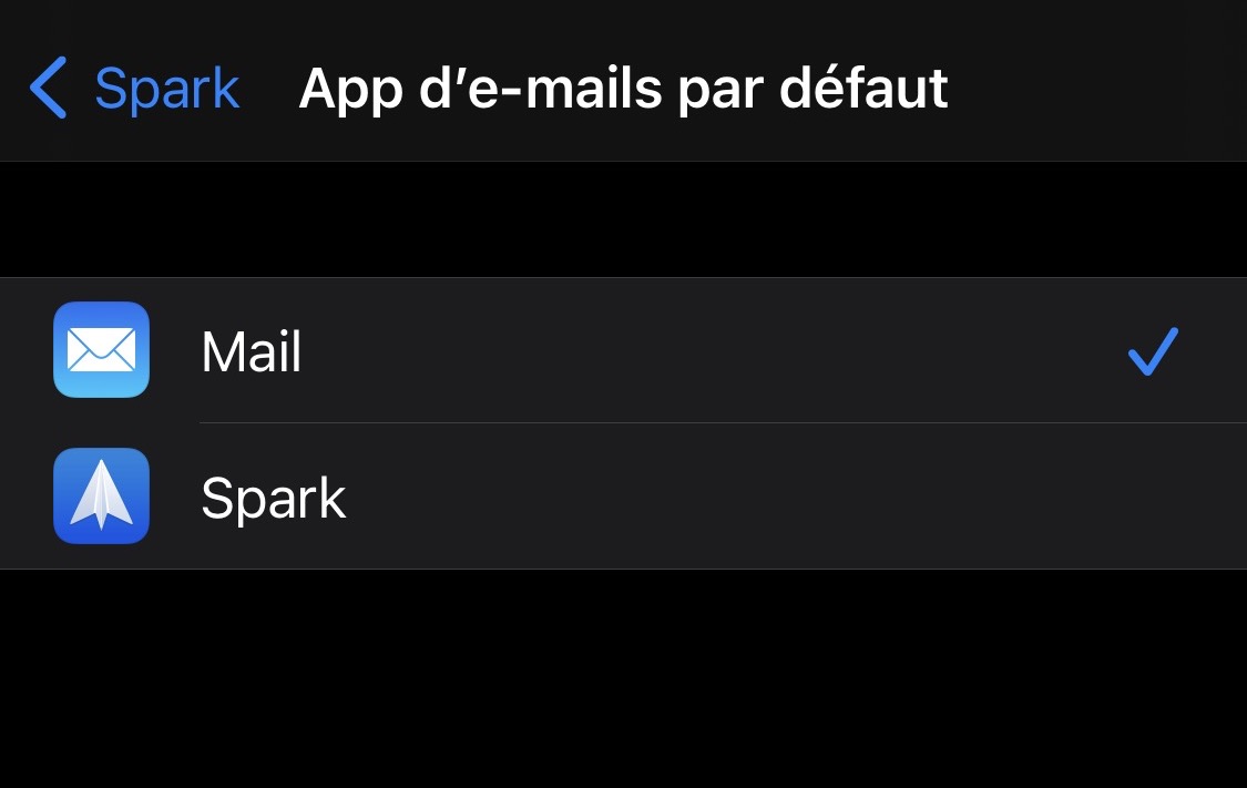 How to change default email client